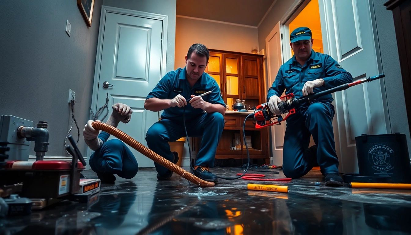 Emergency plumbing help for sewer backup in NYC, showcasing professionals resolving a critical plumbing crisis.