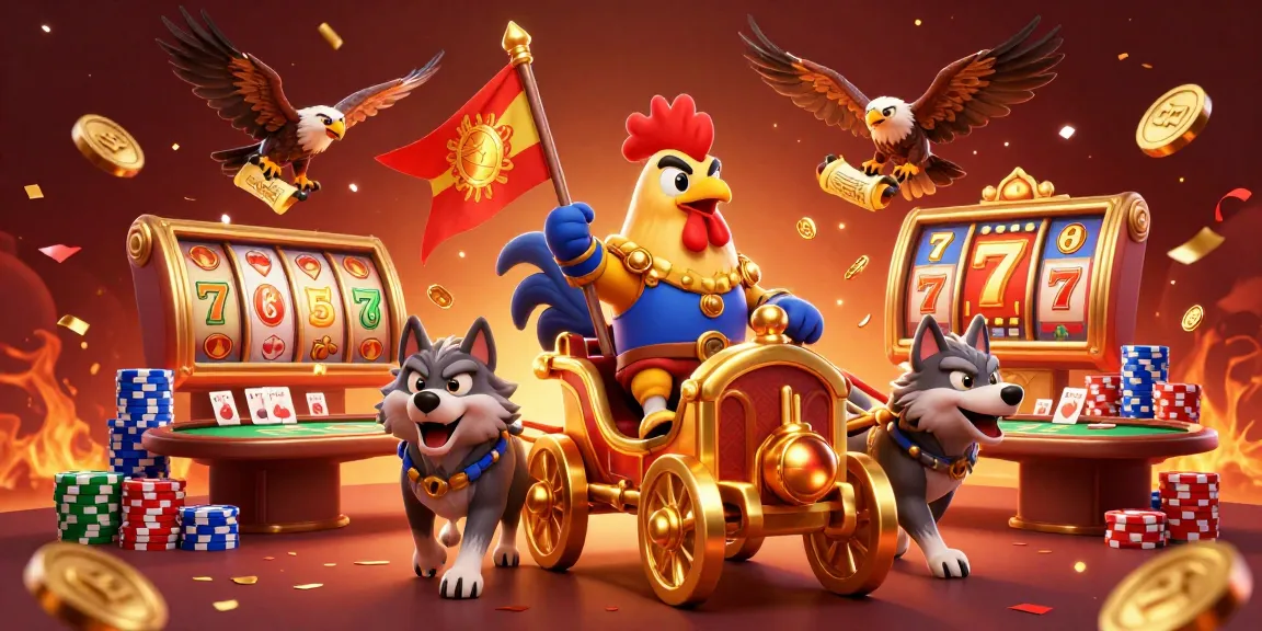 Experience winning strategies with luck8 in this vibrant casino illustration featuring colorful gaming elements.