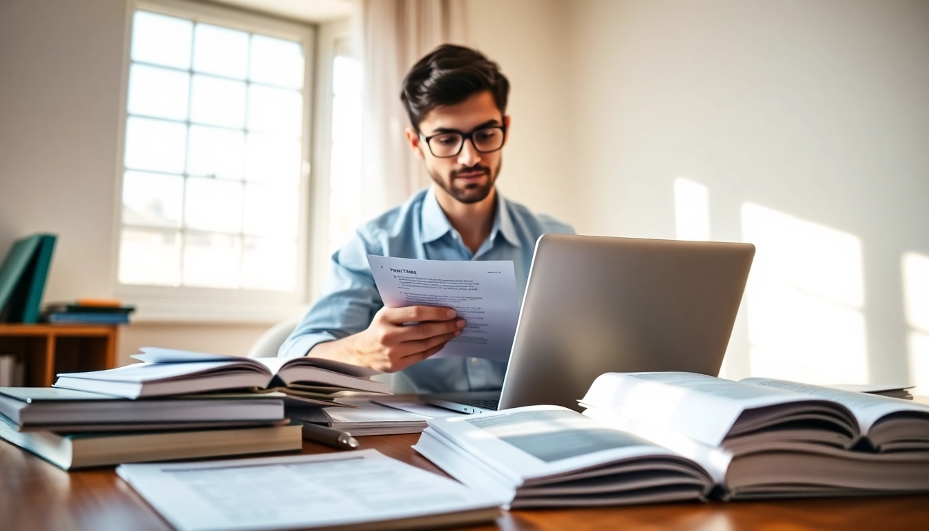 Pay someone to take toefl with a focused student studying in a bright room.