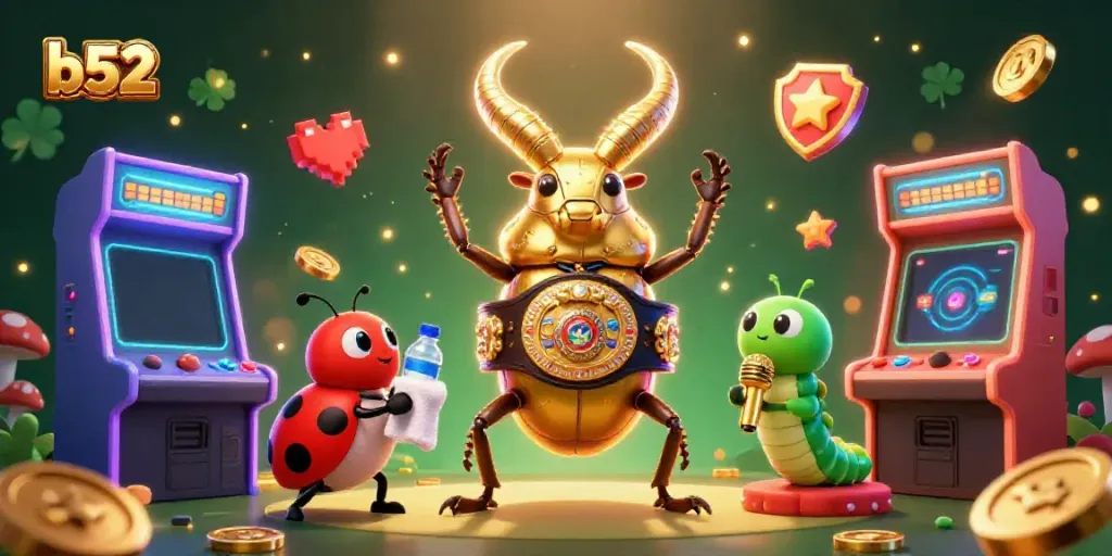 Engage with B52's exciting gaming experience featuring dynamic characters and vibrant casino elements.