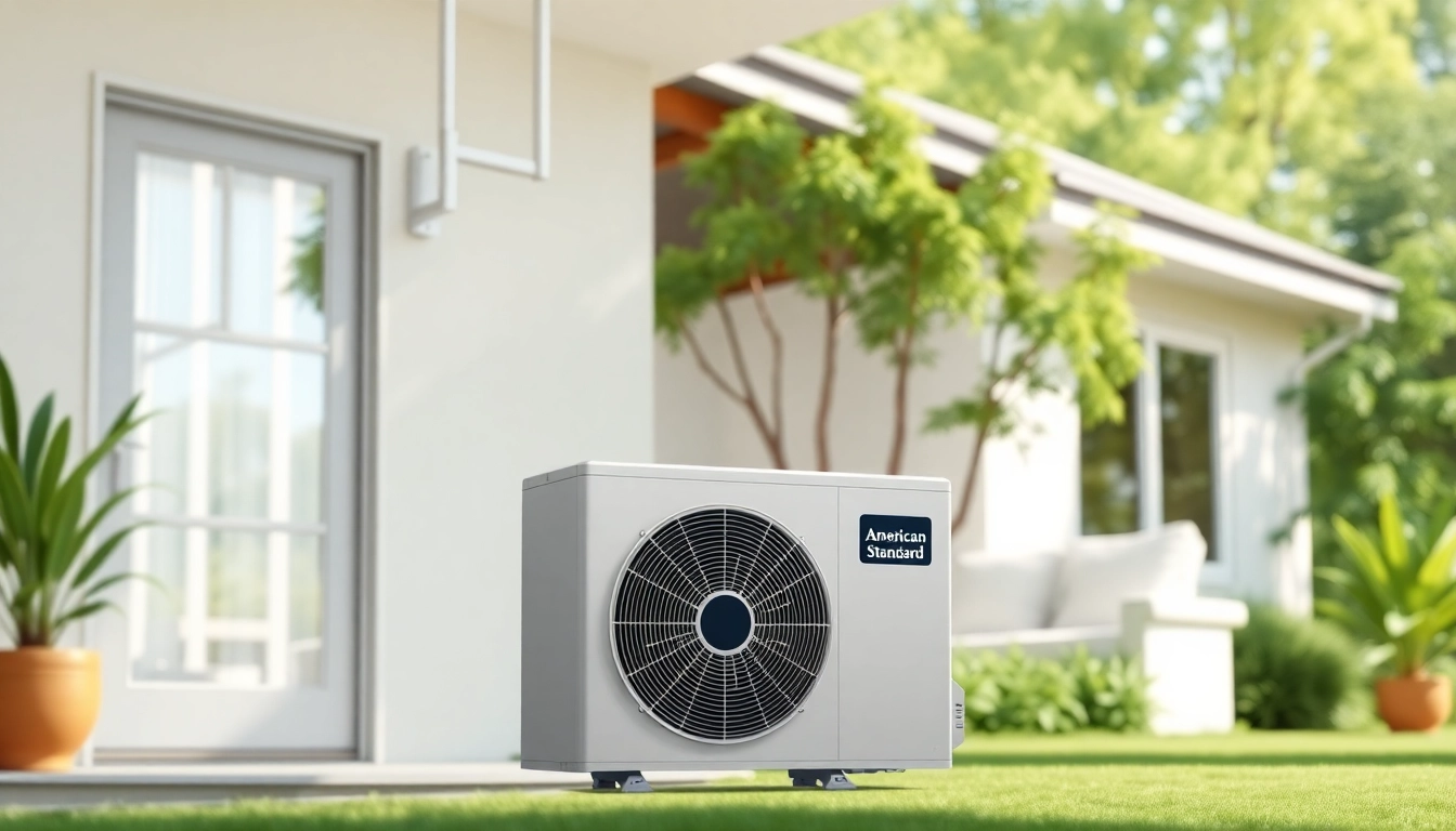 Explore the efficiency of American Standard heat pumps installed in a modern home setting.