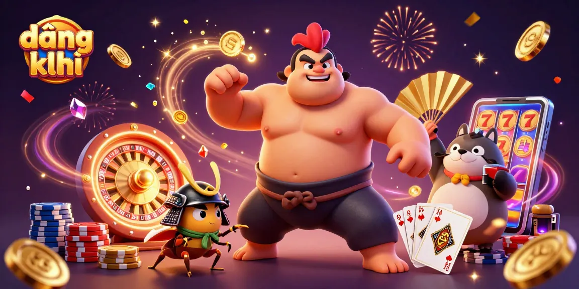 Engage with đăng ký at a vibrant online casino featuring intense gambling action with characters and dynamic elements.