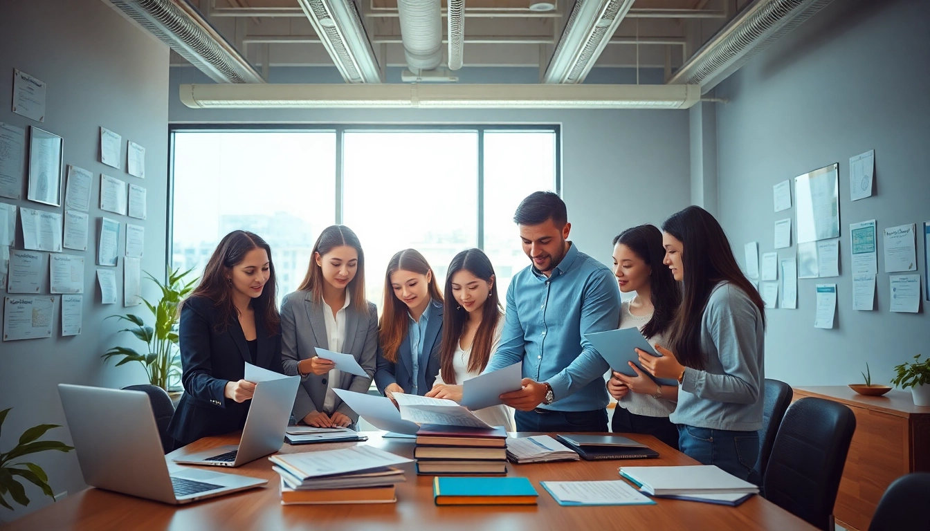 Explore various options to get certified in a collaborative office environment.