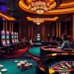 Engaging players in a luxurious pg88 online casino setting with vibrant gaming elements.