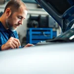 Learn about the best extended auto warranty for high mileage cars with a focused mechanic in action.