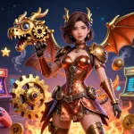 Experience exhilarating gaming with 11Win's colorful arcade machines, steampunk elements, and dynamic visuals.