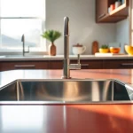 Find a stainless steel kitchen sink near me that combines modern style and functionality.