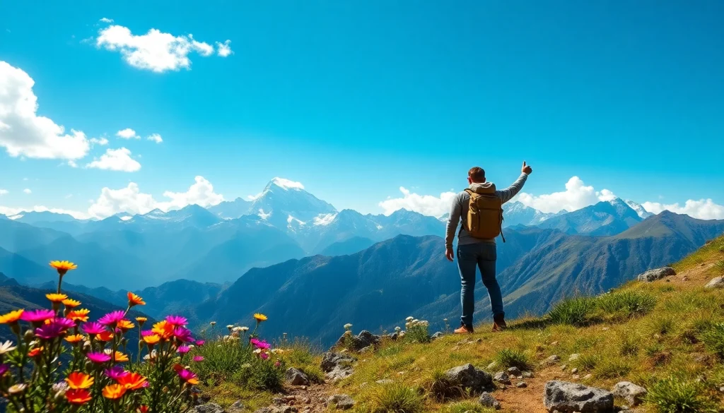 Experience the breathtaking vistas on the sandakphu trek, showcasing majestic peaks and colorful wildflowers.