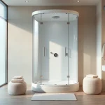 Optimale Nutzung der sonni Duschkabine in einem modernen Badezimmer mit eleganten Armaturen.