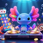 Experience dynamic gameplay with bj388's vibrant casino scene, showcasing colorful slot games and lively characters.