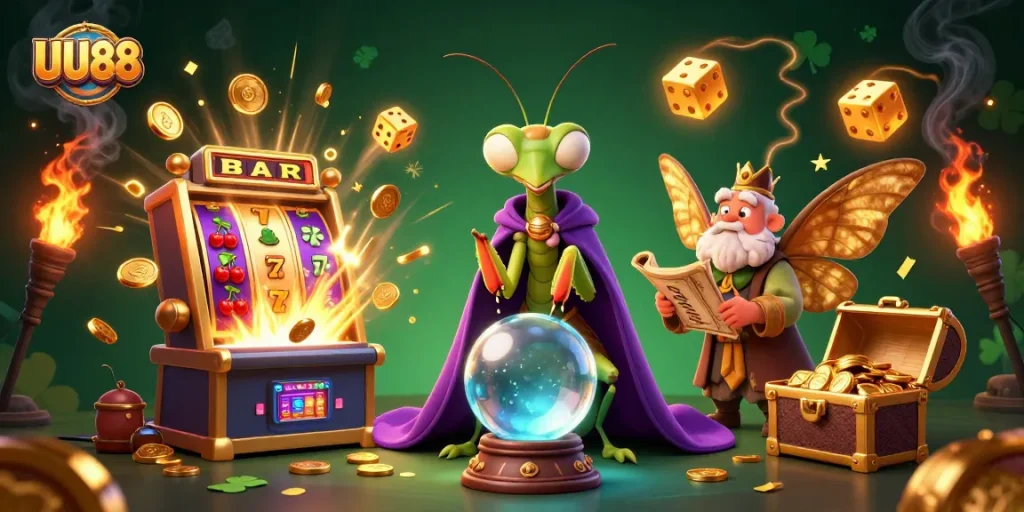 Experience thrilling gameplay with UU88's exciting slot machines, rich visuals, and winning opportunities.