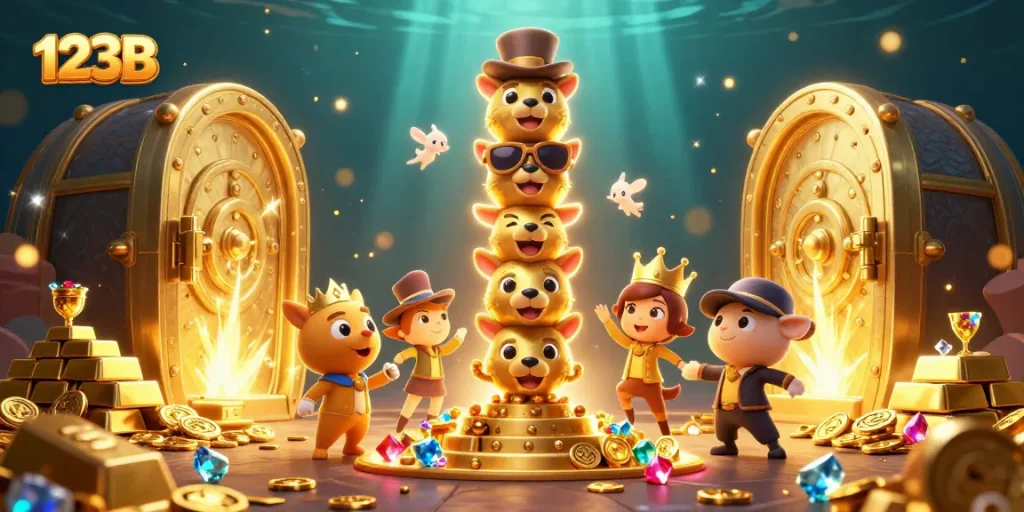 Engage with 123B’s vibrant online casino world, encountering golden treasures and 3D animated characters.