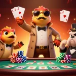 Experience the thrilling atmosphere of C168 with raptors in a trench coat attempting to enter a casino.