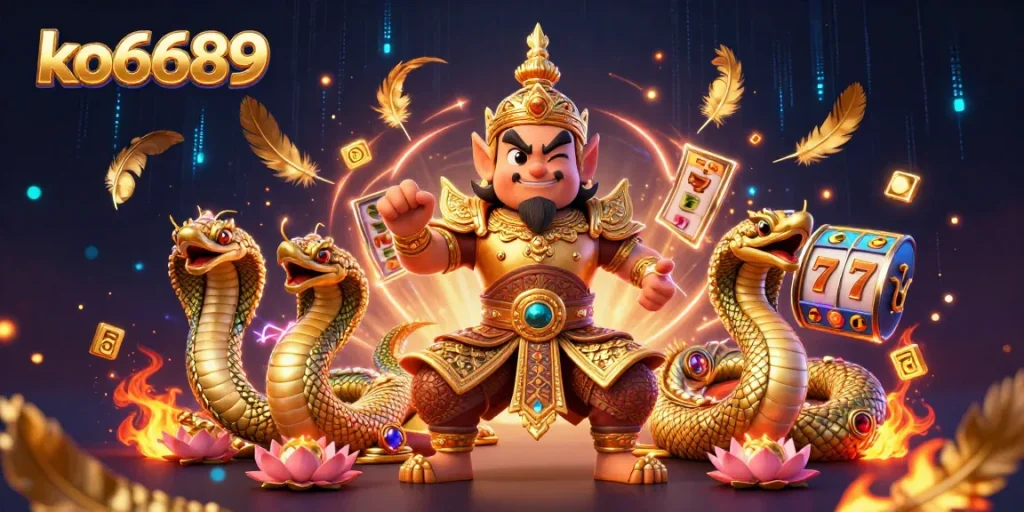 Experience thrilling slot action at ko6689 with vibrant characters and dynamic game elements.