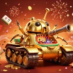 S666 offers an exciting casino experience with a vibrant golden beetle tank revealing a miniature gaming paradise.