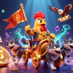 Experience the excitement of 11win with a dynamic casino scene featuring gold, poker chips, and winning elements.