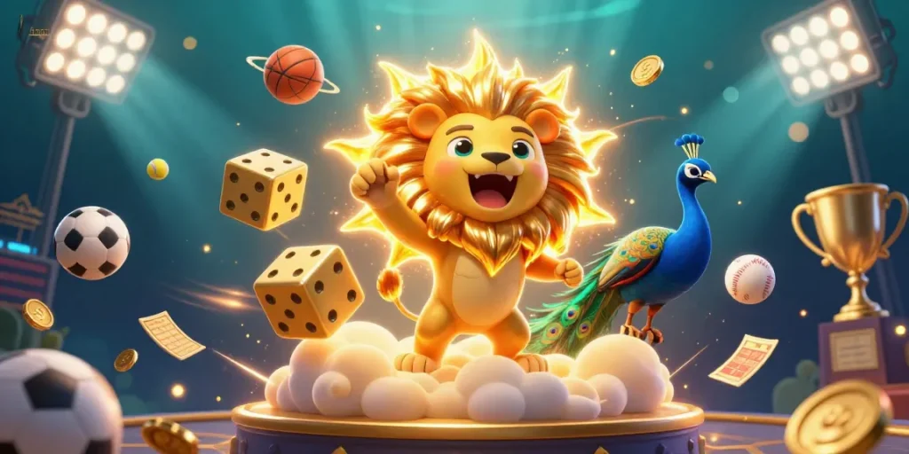 Win big with sunwin while enjoying dynamic sports themes in an engaging casino scene.