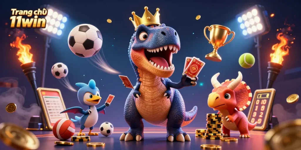 Experience winning thrills at Trang chủ 11win with exciting games, friendly characters, and dynamic casino elements.